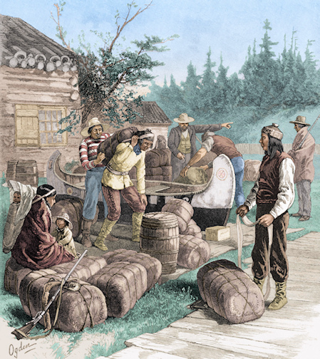 Altes Original: Hudson Bay Fur Company